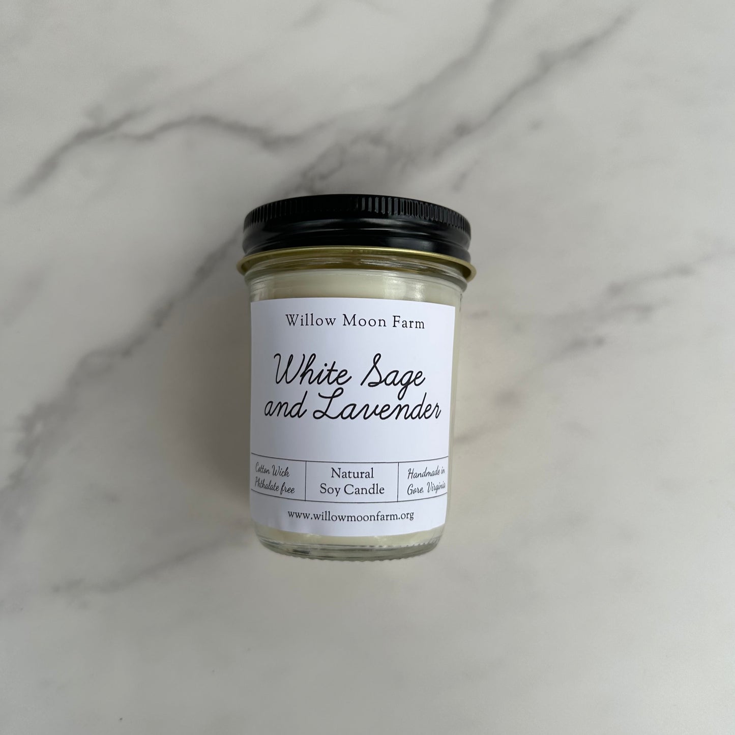 White Sage and Lavender Soy Candle