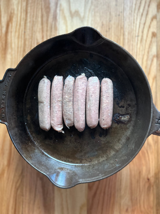 Sweet breakfast sausage links